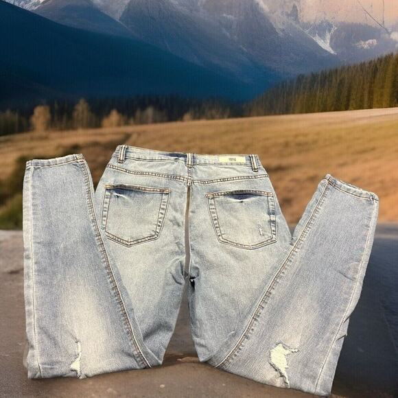 PANTS WOMEN Profile High Rise Skinny Jeans Size 09 Blue W30” L38.5” Rise11” - Picture 3 of 11